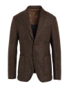 Seventy Venezia Man Blazer Brown Size 40 Acrylic, Polyester, Virgin Wool