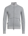 Seventy Venezia Man Cardigan Light Grey Size S Wool, Viscose, Polyamide, Cashmere In Gray