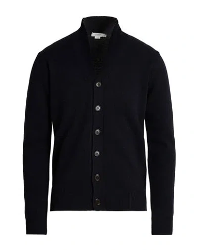 Seventy Venezia Man Cardigan Midnight Blue Size M Virgin Wool