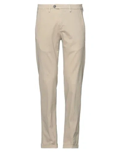 SEVENTY VENEZIA SEVENTY VENEZIA MAN PANTS BEIGE SIZE 36 COTTON, ELASTANE