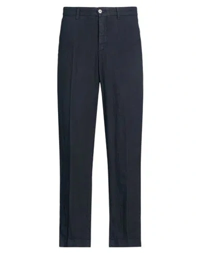 Seventy Venezia Man Pants Midnight Blue Size 30 Linen