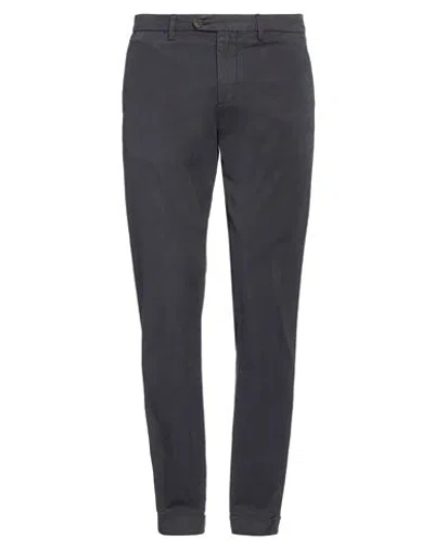 Seventy Venezia Man Pants Navy Size 40 Cotton, Elastane In Gray