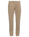 Seventy Venezia Man Pants Sand Size 38 Cotton, Elastane In Brown