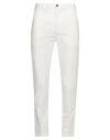 Seventy Venezia Man Pants White Size 32 Cotton, Elastane