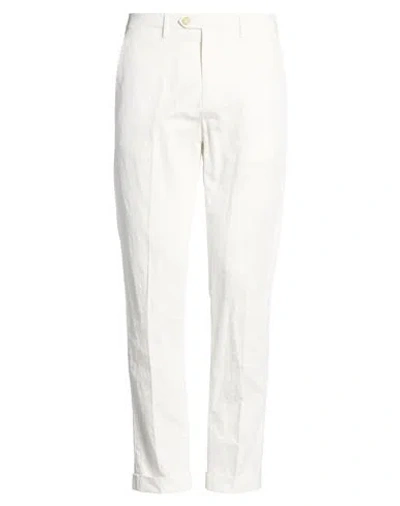Seventy Venezia Man Pants White Size 34 Cotton, Linen, Lyocell, Elastane In Neutral