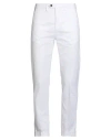Seventy Venezia Man Pants White Size 40 Cotton, Elastane