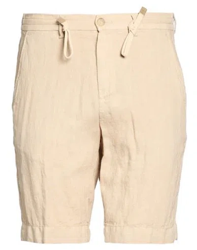 Seventy Venezia Man Shorts & Bermuda Shorts Sand Size 38 Linen In Neutral