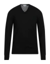 Seventy Venezia Man Sweater Black Size Xl Virgin Wool