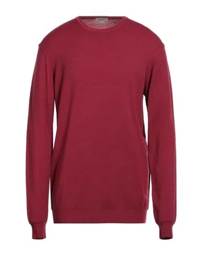 SEVENTY VENEZIA SEVENTY VENEZIA MAN SWEATER GARNET SIZE 3XL VIRGIN WOOL, ELASTANE