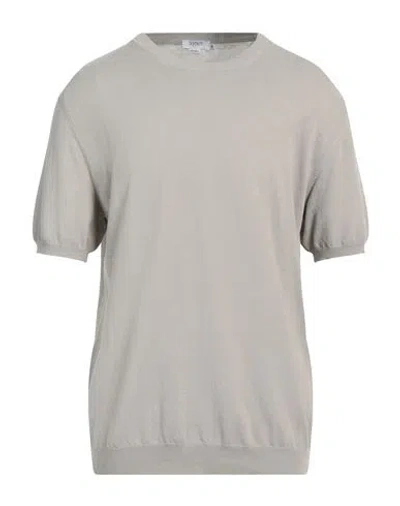 Seventy Venezia Man Sweater Light Grey Size Xxl Cotton In Grey