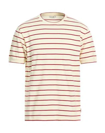 Seventy Venezia Man T-shirt Cream Size Xxl Cotton In White