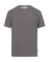 Seventy Venezia Man T-shirt Grey Size L Cotton In Gray