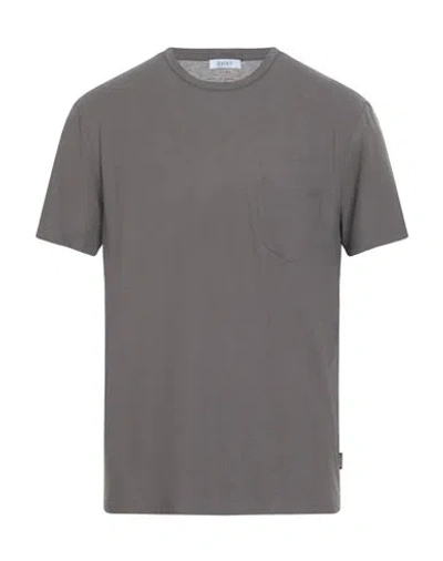 Seventy Venezia Man T-shirt Grey Size L Cotton In Gray
