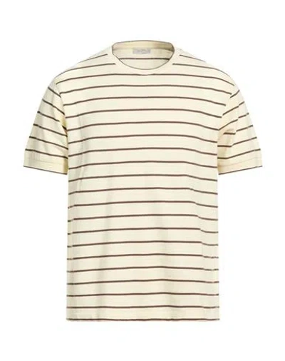 Seventy Venezia Man T-shirt Ivory Size Xl Cotton In Neutral