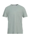 Seventy Venezia Man T-shirt Sage Green Size Xl Cotton In Sage Green