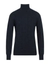 Seventy Venezia Man Turtleneck Blue Size Xxl Wool In Blue