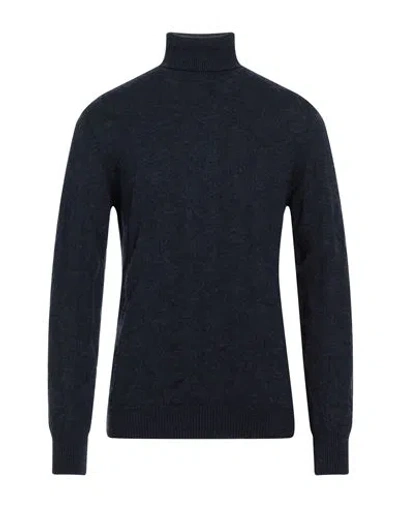 Seventy Venezia Man Turtleneck Blue Size Xxl Wool