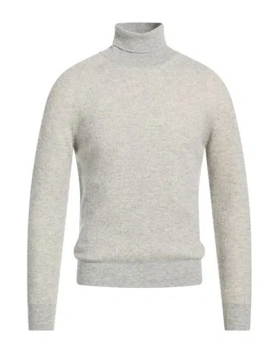 Seventy Venezia Man Turtleneck Light Grey Size S Polyamide, Wool, Viscose, Cashmere In Gray