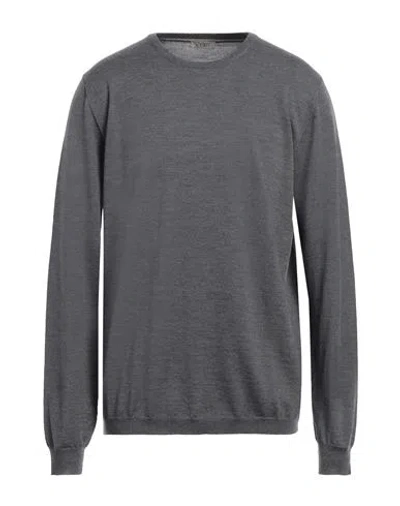 Seventy Venezia Sergio Tegon Man Sweater Grey Size 3xl Virgin Wool In Gray