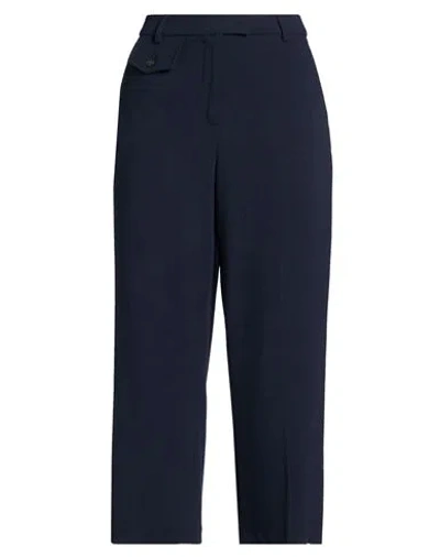 Seventy Venezia Sergio Tegon Woman Pants Midnight Blue Size 6 Polyester, Viscose, Elastane
