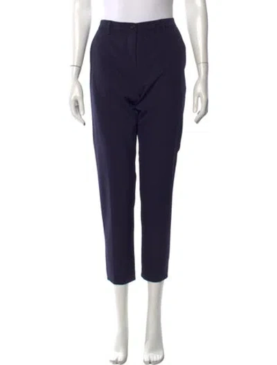 Pre-owned Seventy Venezia Straight Leg Pants In Blue