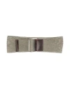Seventy Venezia Woman Belt Grey Size 10 Textile Fibers, Leather, Metal In Gray
