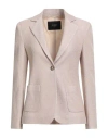 Seventy Venezia Woman Blazer Beige Size 12 Acrylic, Wool, Polyamide, Polyester In Neutral