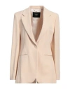 Seventy Venezia Woman Blazer Beige Size 8 Viscose In Beige