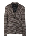 Seventy Venezia Woman Blazer Black Size 10 Polyester, Polyamide, Acrylic, Virgin Wool, Elastane In Black