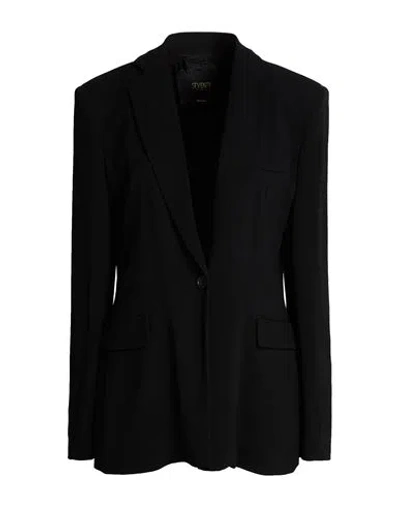 Seventy Venezia Woman Blazer Black Size 10 Viscose