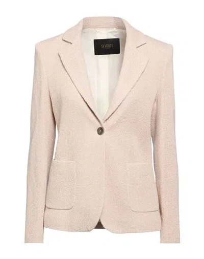 Seventy Venezia Woman Blazer Light Pink Size 4 Acrylic, Wool, Polyamide, Polyester