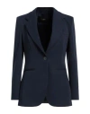 Seventy Venezia Woman Blazer Midnight Blue Size 8 Polyester, Elastane