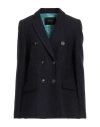 Seventy Venezia Woman Blazer Midnight Blue Size 8 Virgin Wool, Acrylic In Blue