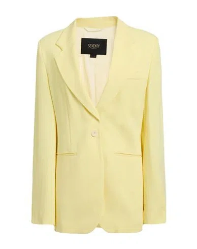 Seventy Venezia Woman Blazer Yellow Size 6 Viscose