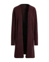 Seventy Venezia Woman Cardigan Burgundy Size M Viscose, Polyester, Polyamide