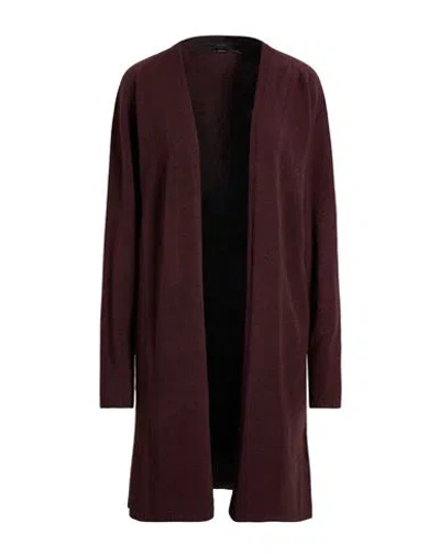 Seventy Venezia Woman Cardigan Burgundy Size M Viscose, Polyester, Polyamide