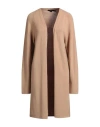 Seventy Venezia Woman Cardigan Camel Size M Viscose, Polyester, Polyamide In Neutral