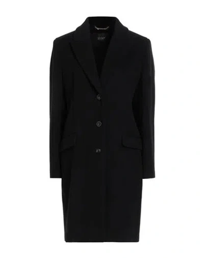 Seventy Venezia Woman Coat Black Size 12 Virgin Wool, Cashmere, Viscose