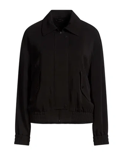 Seventy Venezia Woman Jacket Black Size 6 Viscose, Elastane