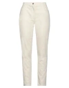 Seventy Venezia Woman Jeans Beige Size 10 Cotton, Elastane