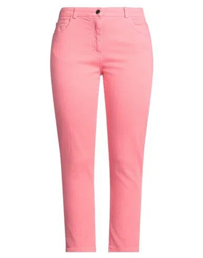 Seventy Venezia Woman Jeans Pink Size 12 Cotton, Elastane