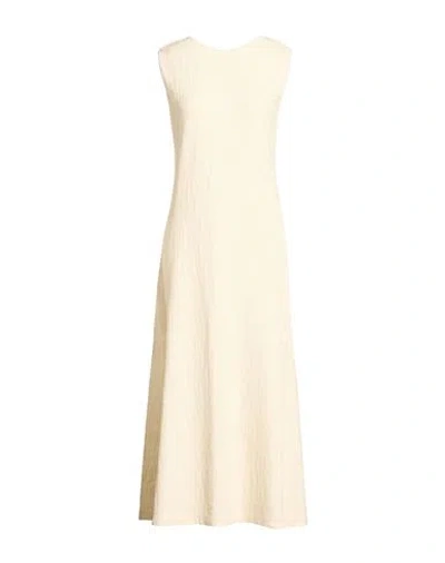 Seventy Venezia Woman Maxi Dress Cream Size S Modal, Cotton, Elastane, Polyamide In White