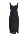 Seventy Venezia Woman Midi Dress Midnight Blue Size 10 Polyamide, Elastane In Blue