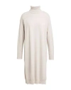Seventy Venezia Woman Midi Dress Taupe Size 14 Wool, Cashmere In White