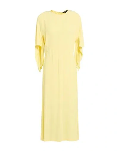Seventy Venezia Woman Midi Dress Yellow Size 6 Viscose