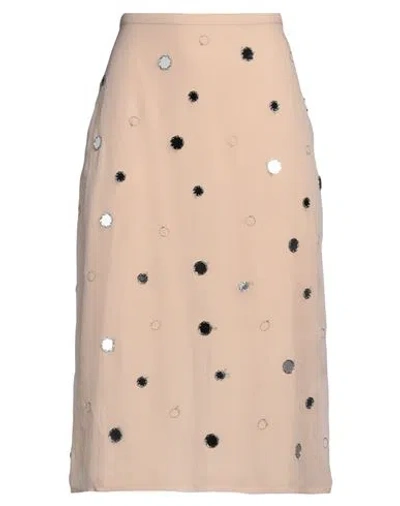 Seventy Venezia Woman Midi Skirt Blush Size 8 Polyester In Pink