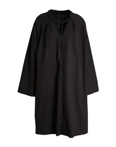 Seventy Venezia Woman Mini Dress Black Size 8 Cotton, Elastane