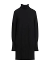 Seventy Venezia Woman Mini Dress Black Size M Wool, Cashmere
