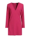 Seventy Venezia Woman Mini Dress Garnet Size 6 Polyester, Viscose, Elastane In Pink