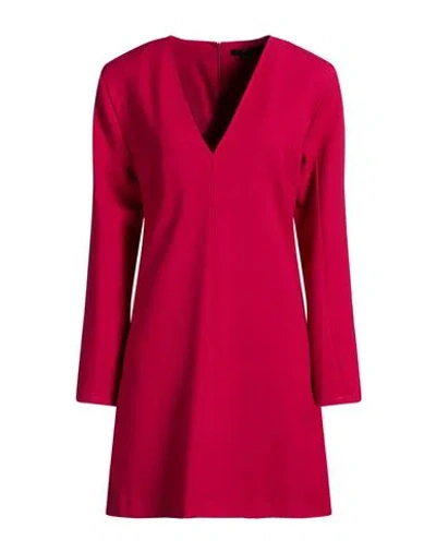 Seventy Venezia Woman Mini Dress Magenta Size 10 Polyester, Viscose, Elastane In Pink